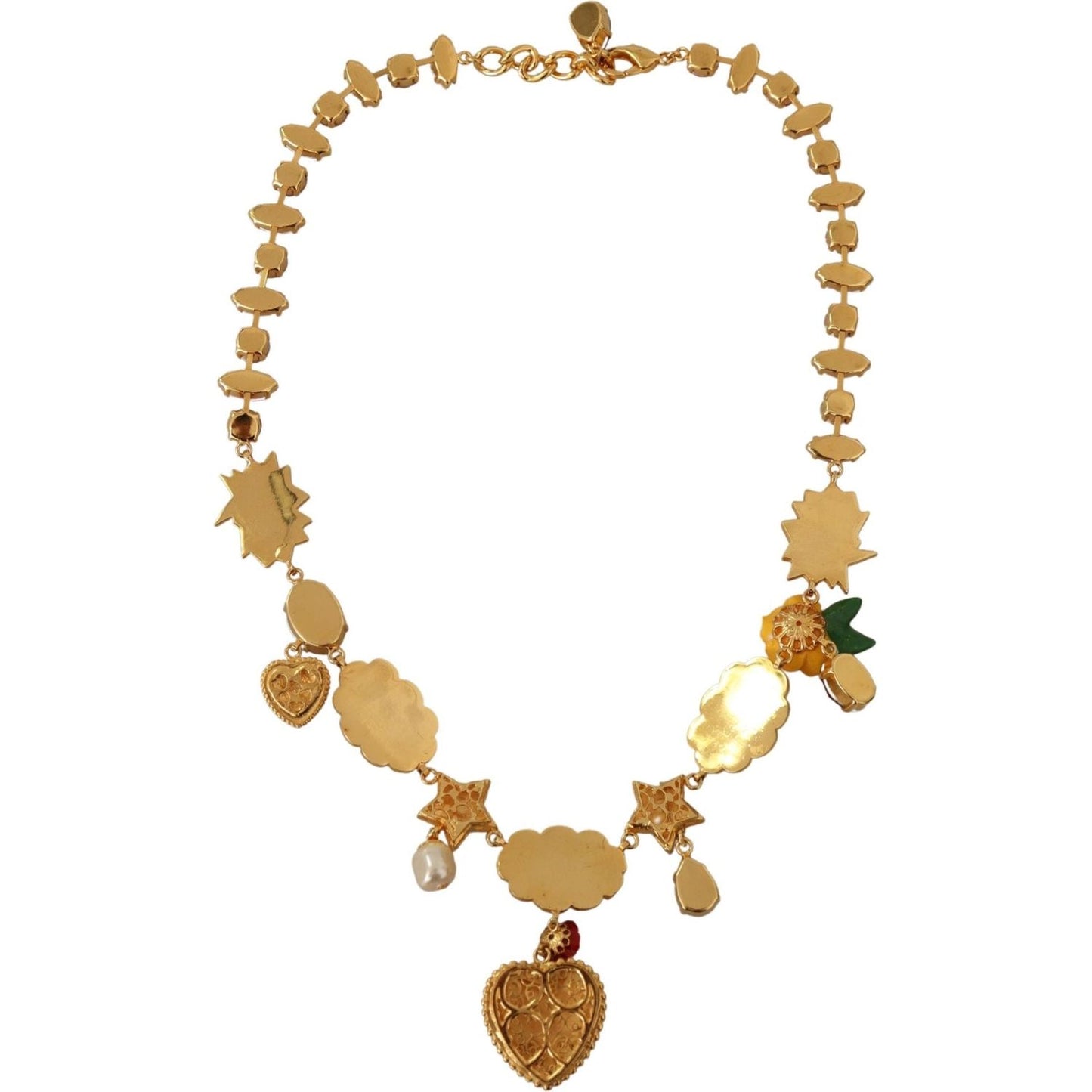 Dolce & Gabbana Chic Fumetti Cartoons Statement Necklace gold-cartoon-love-star-boom-crystals-chain-necklace-1 IMG_6882-f55f156e-dc0.jpg