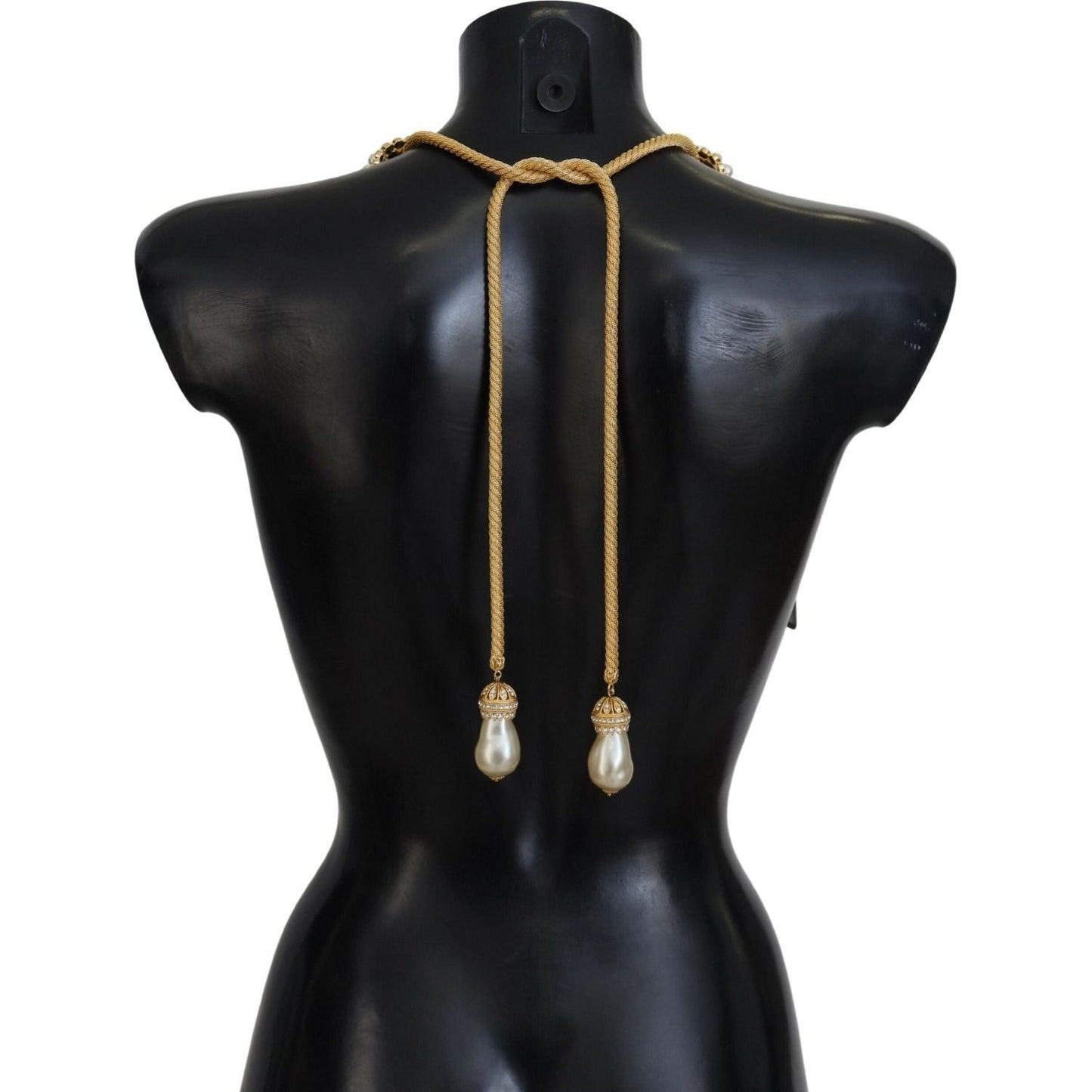 Dolce & Gabbana Elegant Gold Brass Pearl Statement Necklace gold-brass-sicily-crystal-robe-statement-necklace-1 IMG_6956-scaled-964d557d-cd2.jpg
