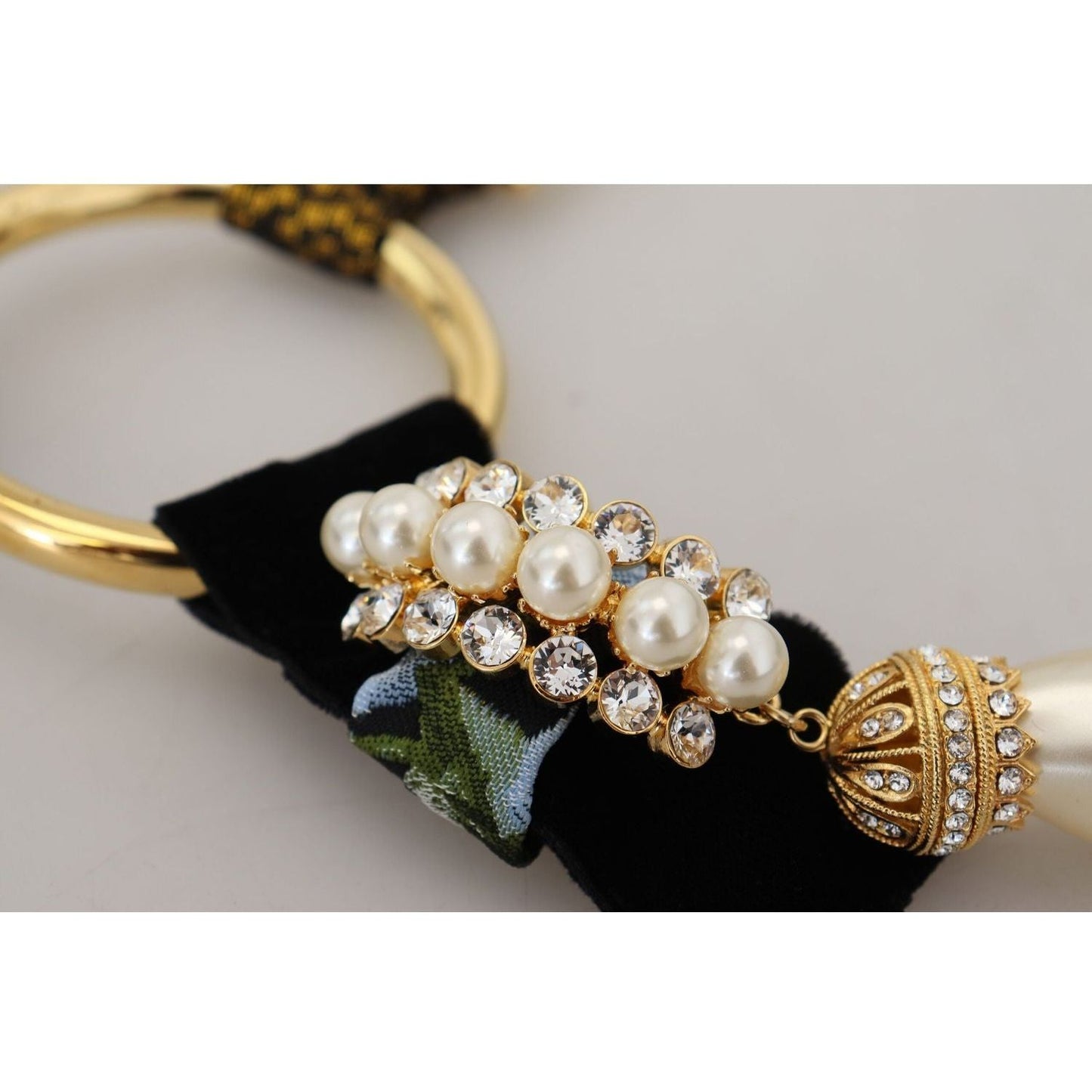 Dolce & Gabbana Elegant Gold Brass Pearl Statement Necklace gold-brass-sicily-crystal-robe-statement-necklace-1 IMG_6959-scaled-cb661287-169.jpg