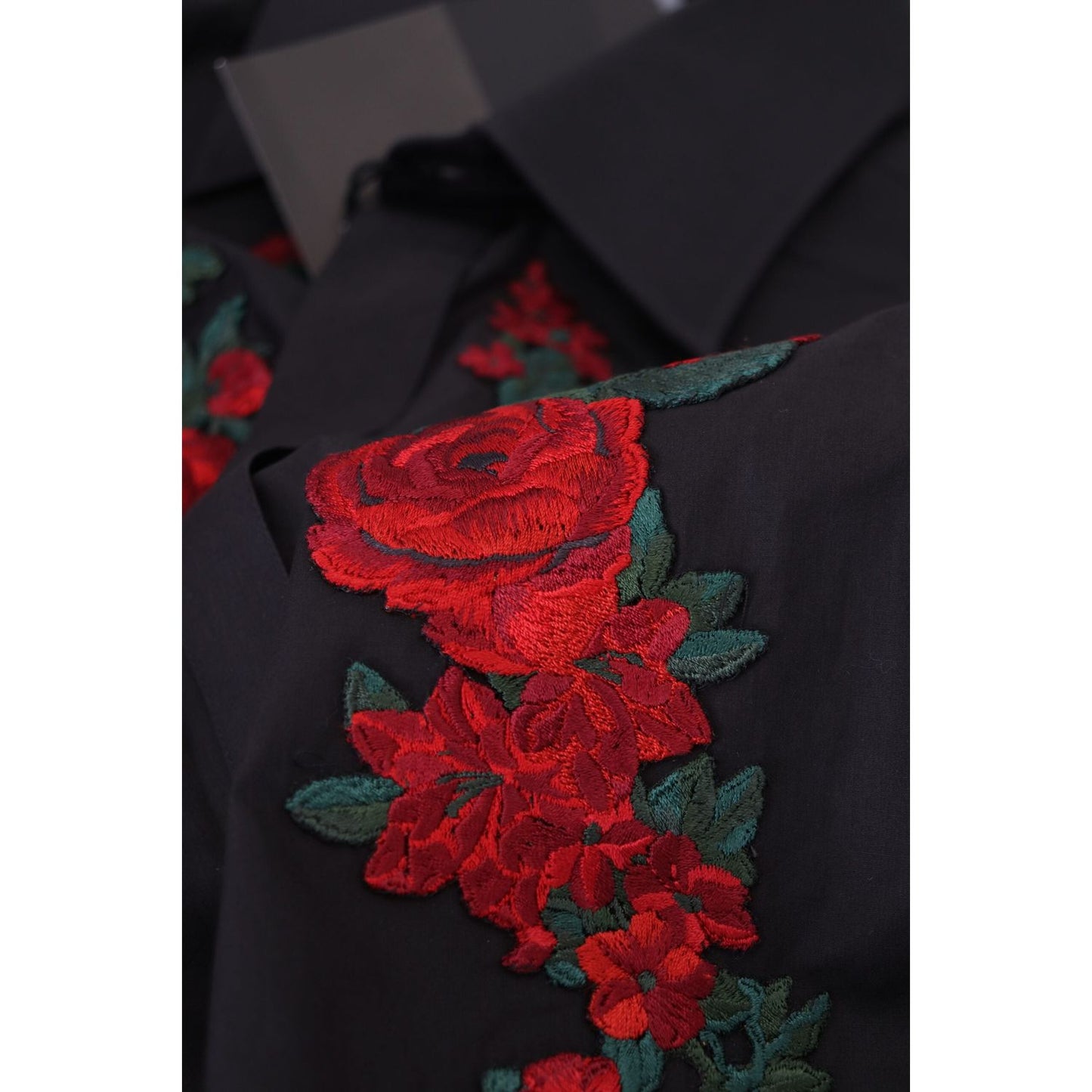 Dolce & Gabbana Elegant Floral Embroidered Cotton Shirt black-floral-embroidery-men-long-sleeves-gold-shirt IMG_6997-scaled-eb437338-6b6.jpg