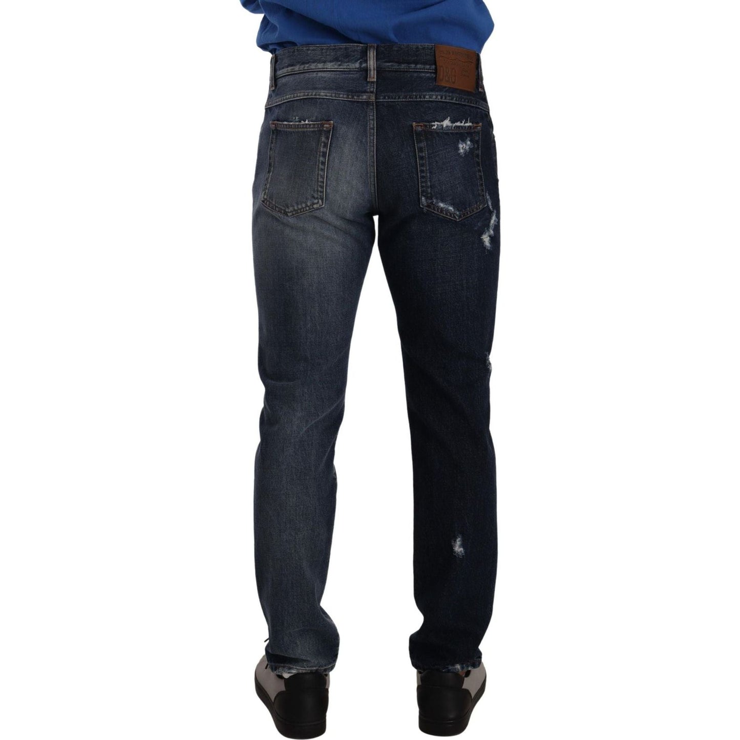 Dolce & Gabbana Chic Tattered Denim Jeans blue-cotton-regular-denim-trousers-jeans IMG_7049-scaled-111147fd-af0.jpg