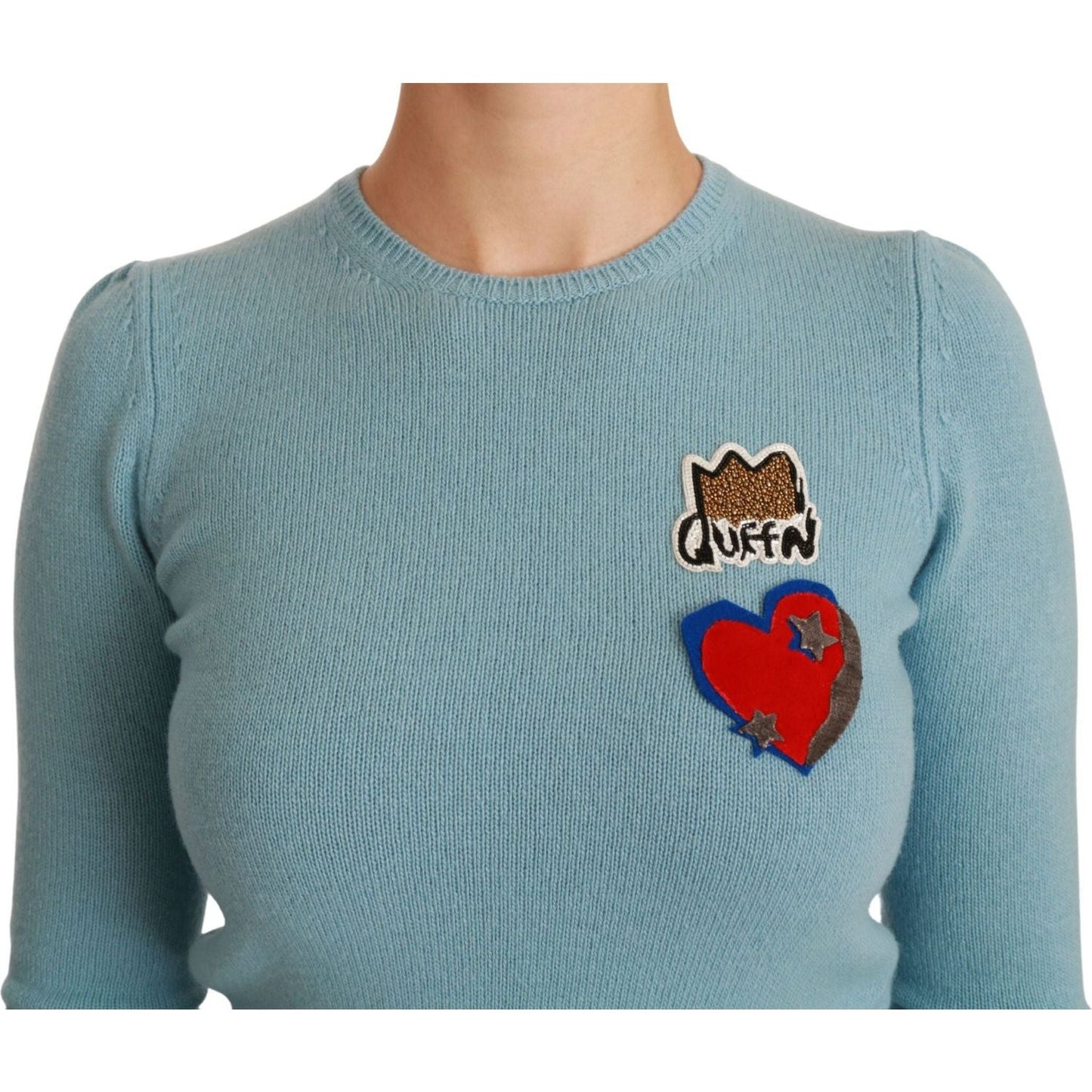 Dolce & Gabbana Queen Heart Beaded Wool Sweater WOMAN TOPS AND SHIRTS blue-wool-queen-heart-pullover-sweater IMG_7180-scaled-c5cba6ce-197.jpg