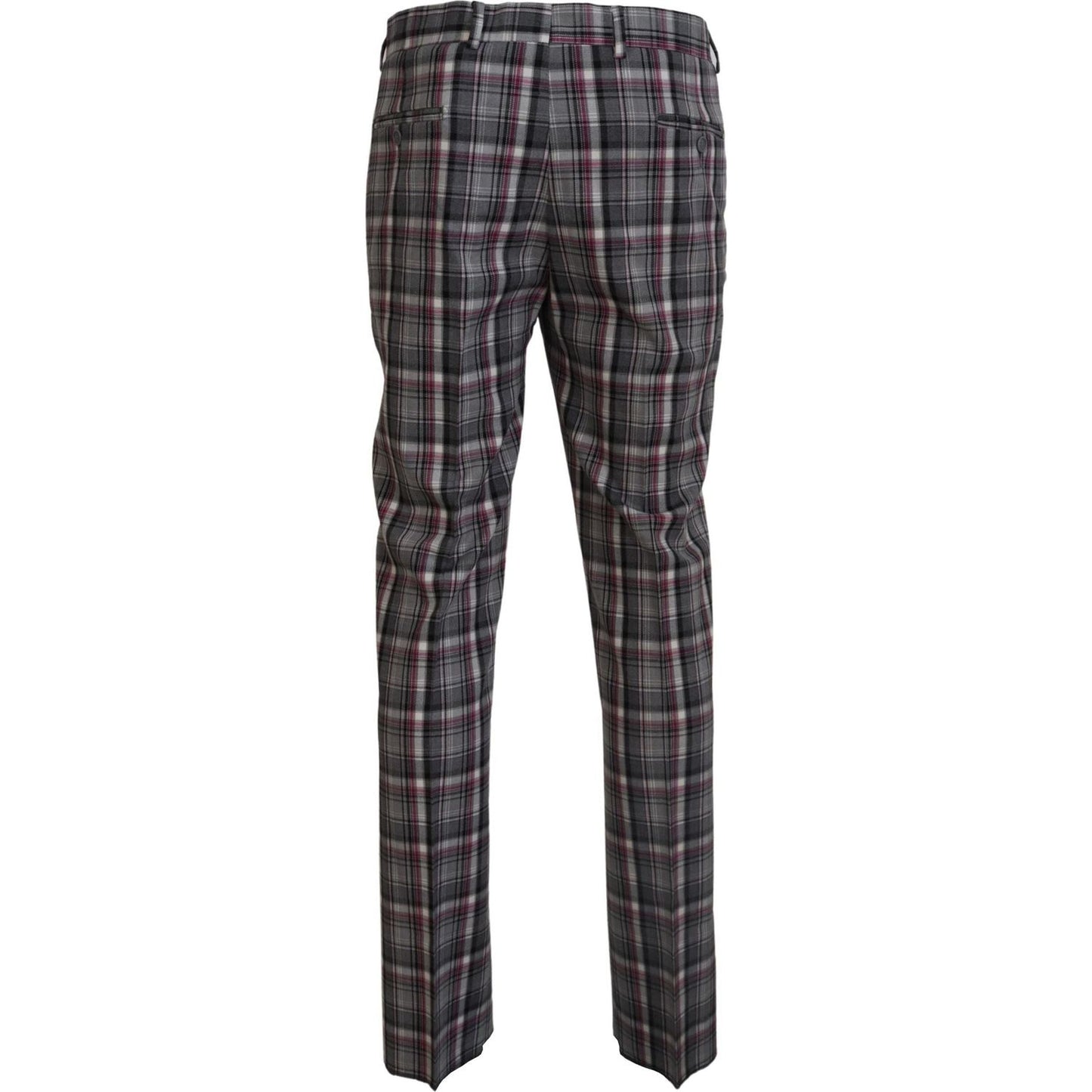 BENCIVENGA Checkered Couture Chino Pants for Men multicolor-checkered-men-pants