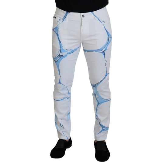 Dolce & Gabbana Elegant Slim Fit Casual Jeans white-blue-denim-cotton-jeans-stretch-skinny-fit-pant IMG_7240-1-scaled-57cf2de4-7da.jpg