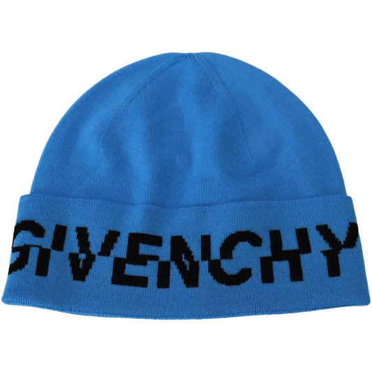 Givenchy Chic Woolen Beanie with Signature Black Logo Beanie Hat blue-wool-unisex-winter-warm-beanie-hat IMG_7245-bb675ee7-2ac.jpg
