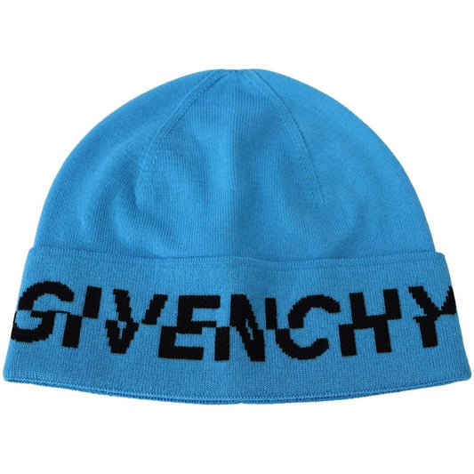 Givenchy Chic Unisex Wool Beanie with Logo Detail blue-wool-hat-logo-winter-warm-beanie-unisex-hat Beanie Hat IMG_7299-scaled-1e672f9f-cdc.jpg