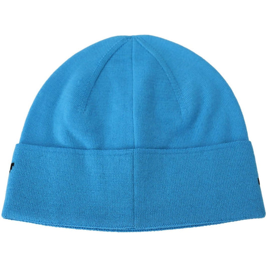 Givenchy Chic Unisex Wool Beanie with Logo Detail Beanie Hat blue-wool-hat-logo-winter-warm-beanie-unisex-hat