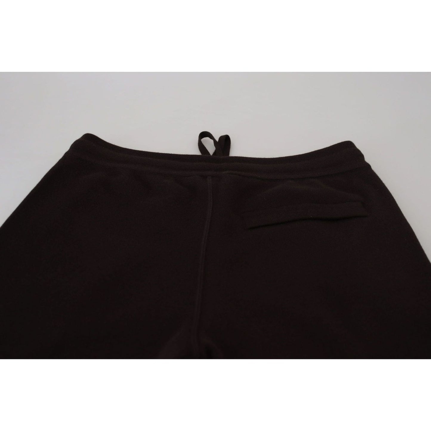 Dolce & Gabbana Opulent Cashmere Blend Sweatpants brown-cashmere-trousers-bottoms-drawstring-pants