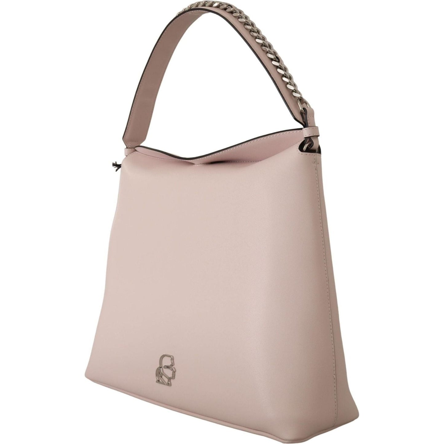 Karl Lagerfeld Elegant Mauve Chalk Leather Shoulder Bag light-pink-mauve-leather-shoulder-bag