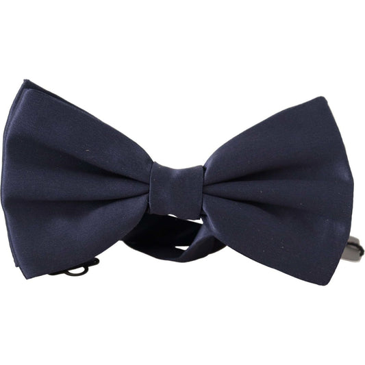 Dolce & Gabbana Elegant Sapphire Silk Bow Tie blue-mens-100-silk-adjustable-neck-papillon-tie IMG_7437-scaled-1ee6ba5c-f89.jpg