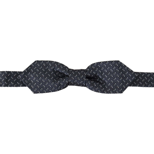 Dolce & Gabbana Elegant Polka Dot Silk Bow Tie blue-gray-polka-dot-100-silk-neck-papillon-tie IMG_7460-scaled-ec01fa8d-e56.jpg
