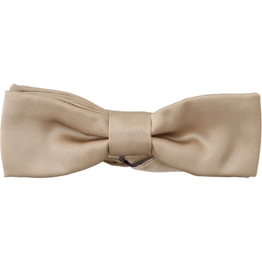 Dolce & Gabbana Dazzling Gold Silk Bow Tie gold-solid-100-silk-adjustable-neck-papillon-tie IMG_7480-scaled-ffc2cbf8-cf0.jpg