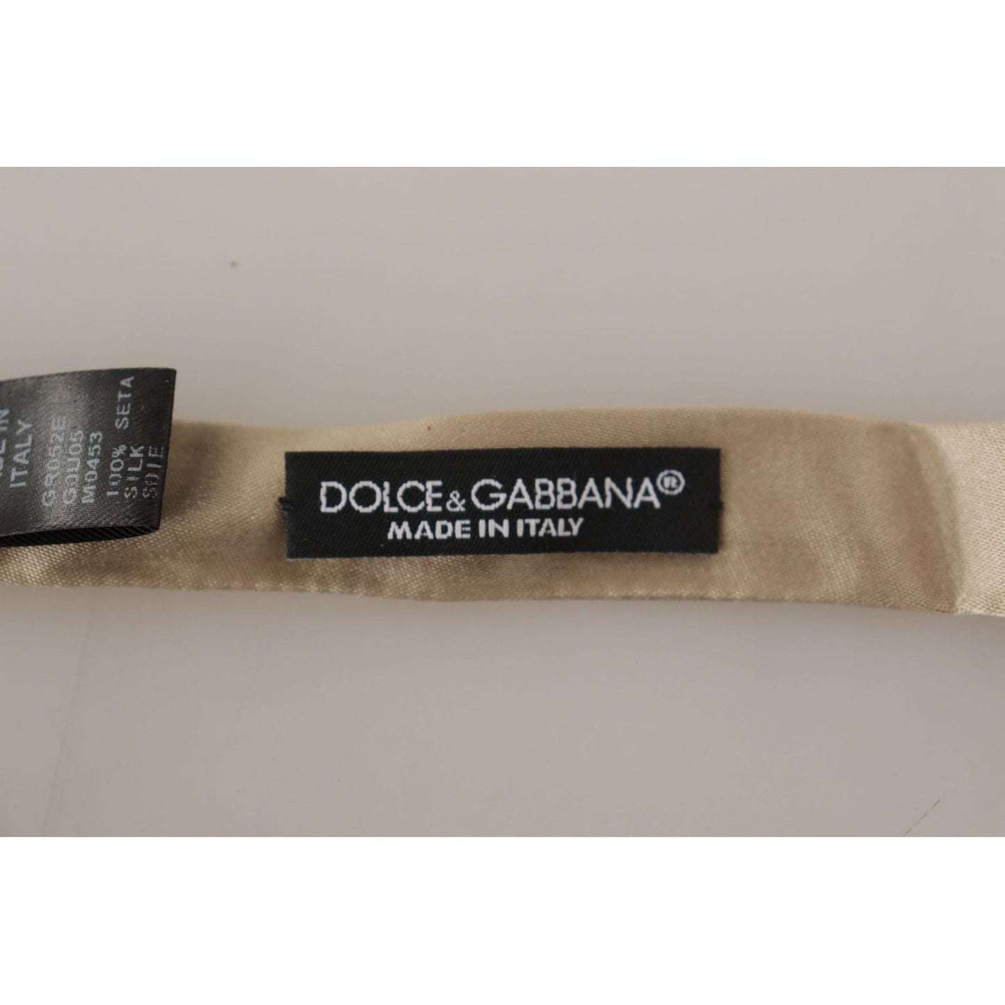 Dolce & Gabbana Dazzling Gold Silk Bow Tie gold-solid-100-silk-adjustable-neck-papillon-tie IMG_7483-scaled-085231bf-1db.jpg