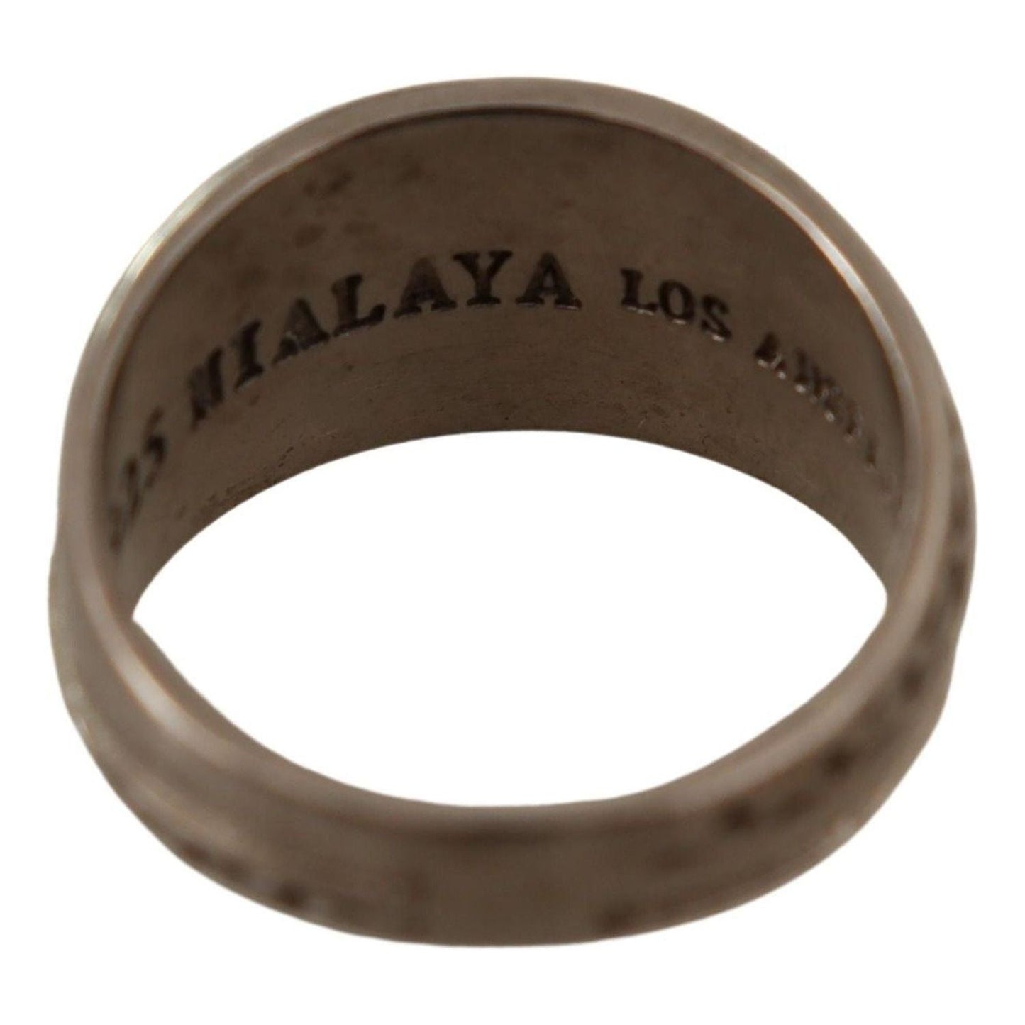 Nialaya Exquisite Silver Mens Statement Ring rhodium-925-sterling-silver-mens-ring