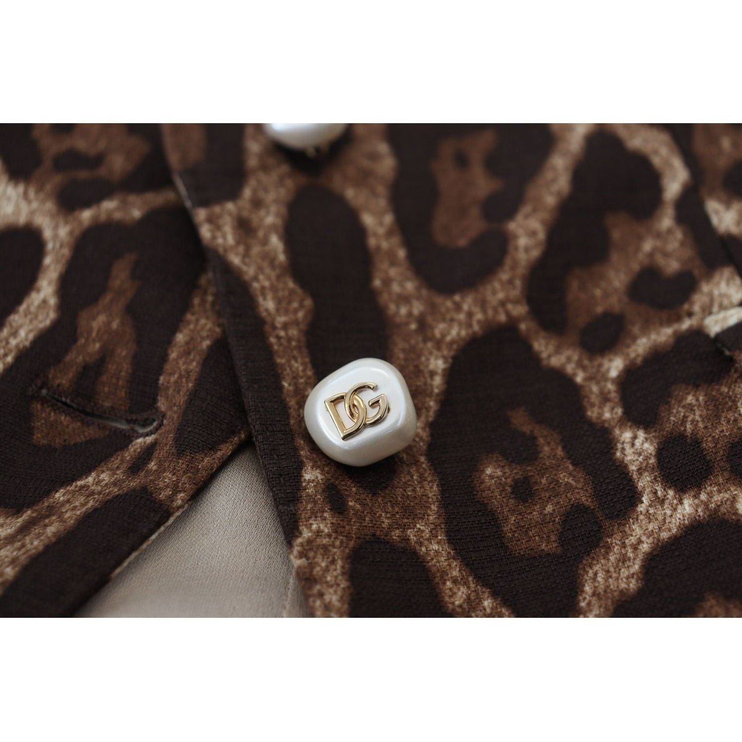 Dolce & Gabbana High Waist Leopard Mini Skirt brown-leopard-print-wool-a-line-mini-skirt