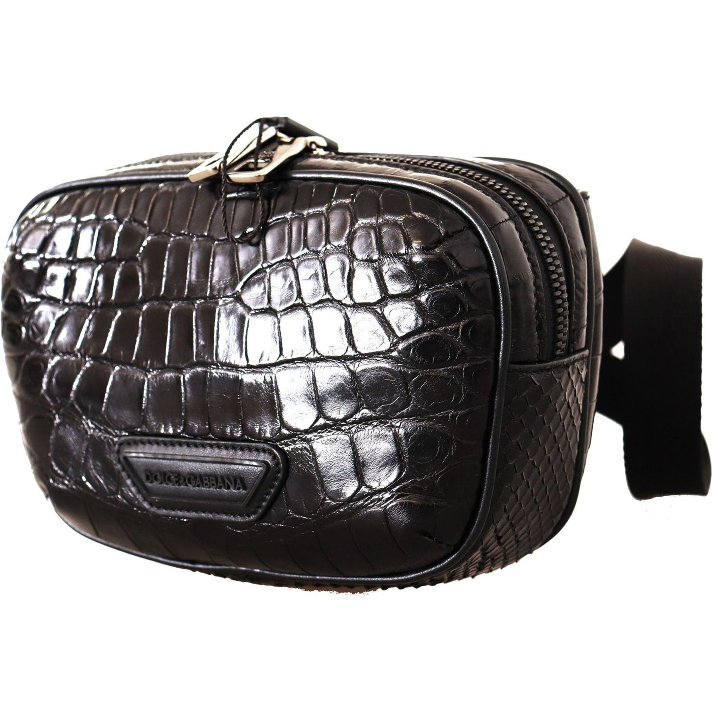 Dolce & GabbanaElegant Caiman Leather Fanny Waist PouchMcRichard Designer Brands£1199.00
