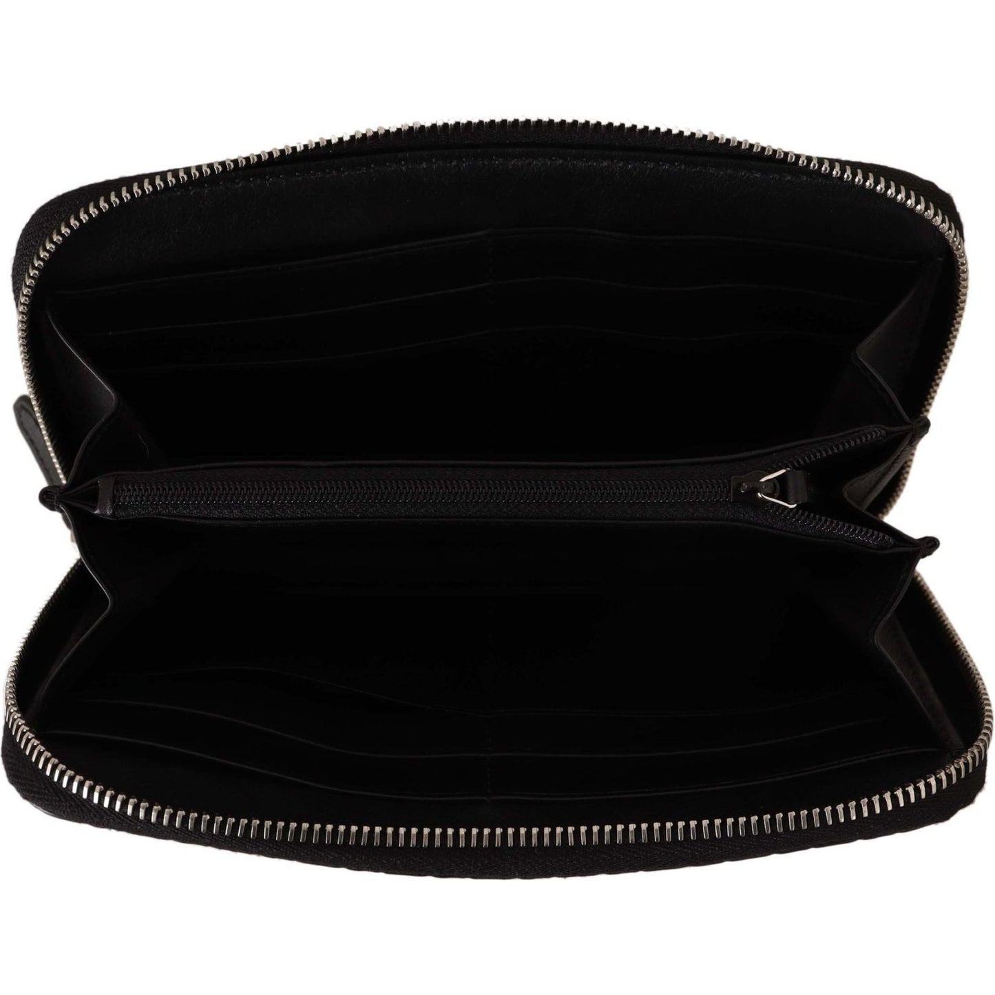 Gucci Elegant Black Leather Zip-Around Wallet black-wallet-microguccissima-leather-zipper-wallet