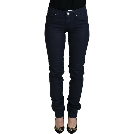 Acht Chic Low Waist Skinny Denim Extravaganza blue-cotton-low-waist-slim-fit-women-casual-denim-jeans