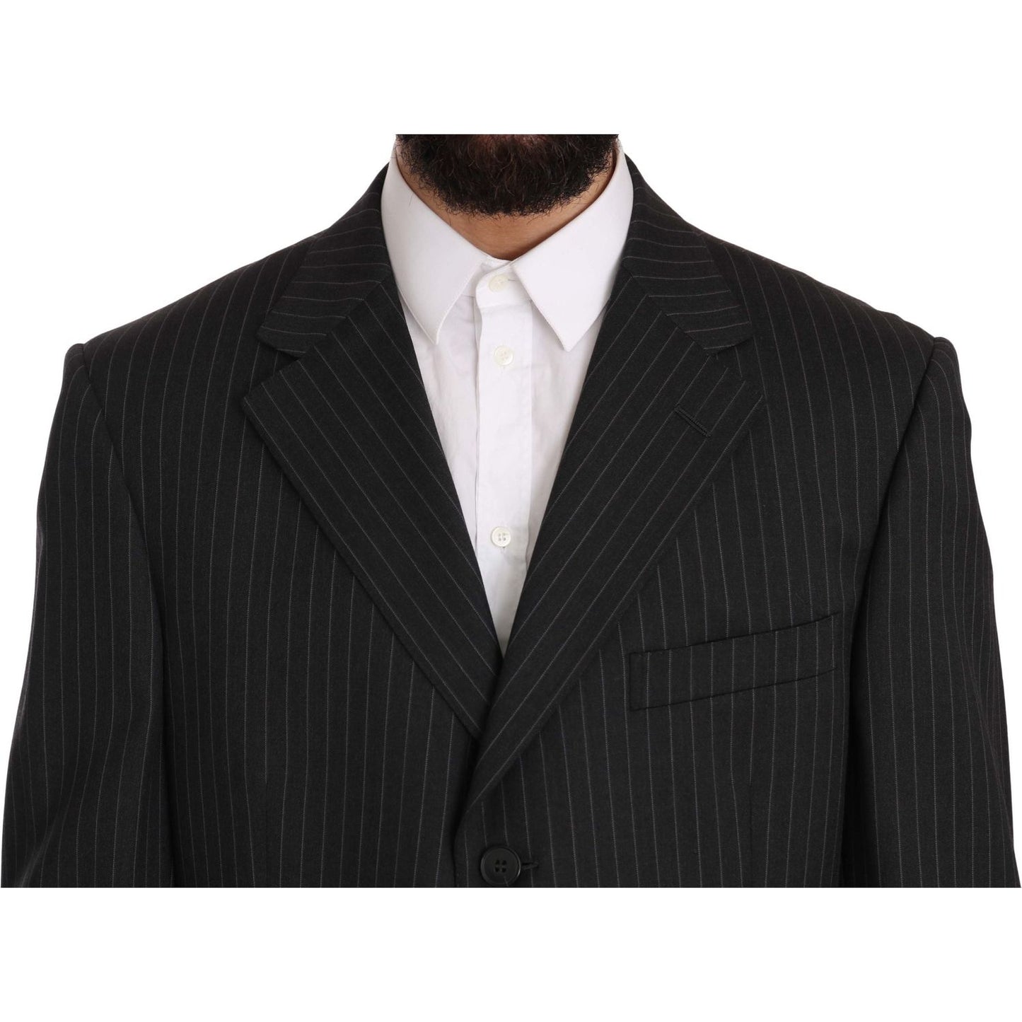 Z ZEGNA Elegant Black Striped Wool Suit Suit black-striped-two-piece-3-button-100-wool-suit IMG_7799-scaled.jpg