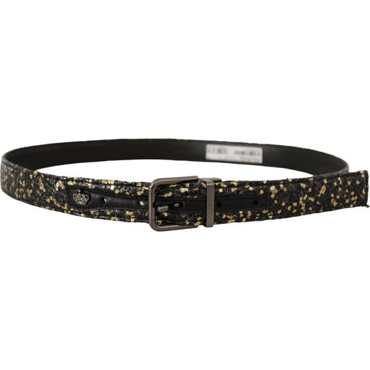 Dolce & GabbanaElegant Italian Leather Belt with Crown DetailMcRichard Designer Brands£309.00