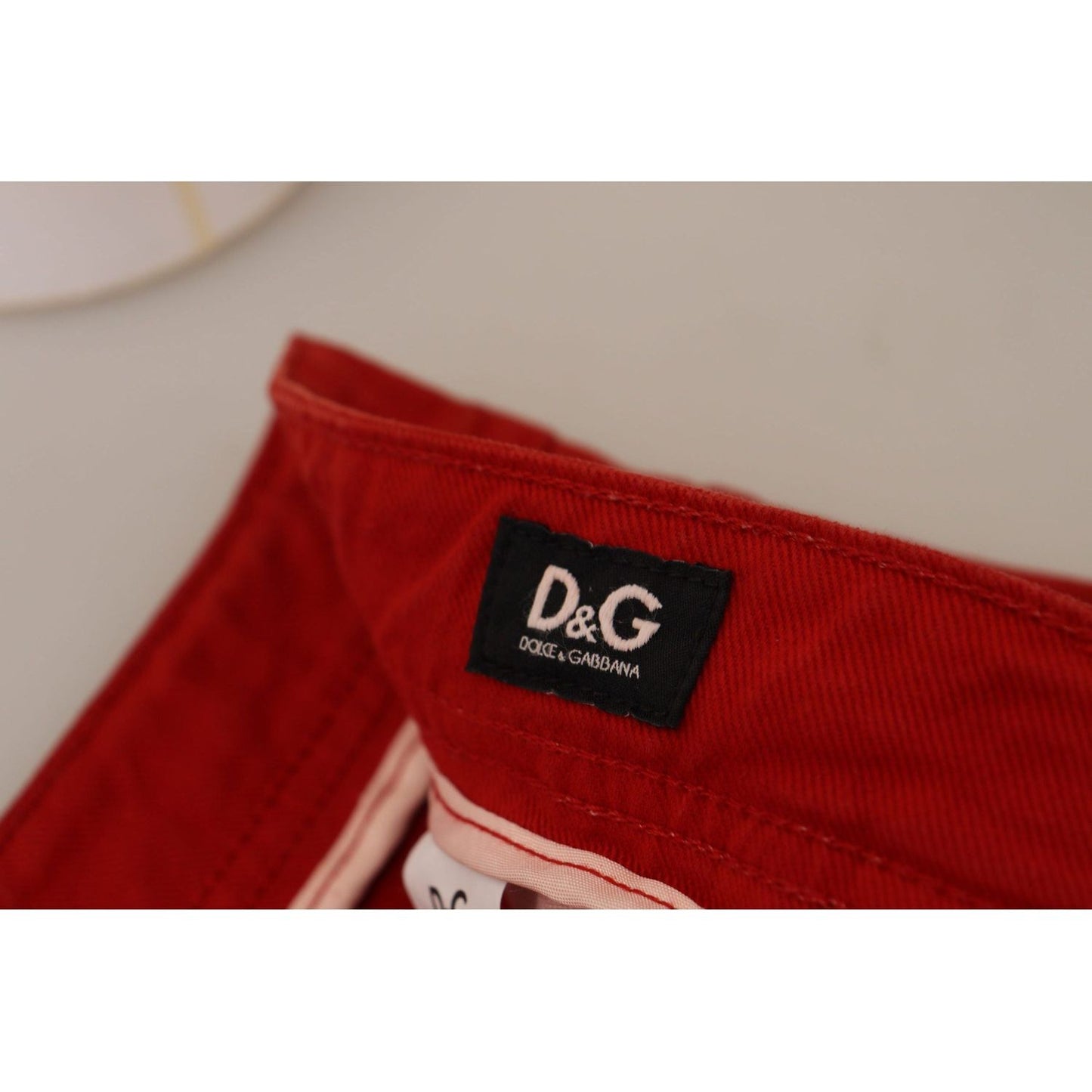 Dolce & Gabbana Chic Red Cotton Denim Pants red-cotton-straight-fit-men-denim-jeans IMG_7859-scaled-2dd86586-258.jpg