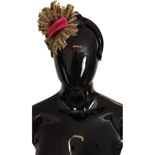 Dolce & GabbanaRegal Gold Silk Diadem HeadbandMcRichard Designer Brands£889.00