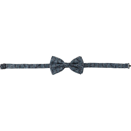 Dolce & GabbanaElegant Silk Blue Bow TieMcRichard Designer Brands£129.00