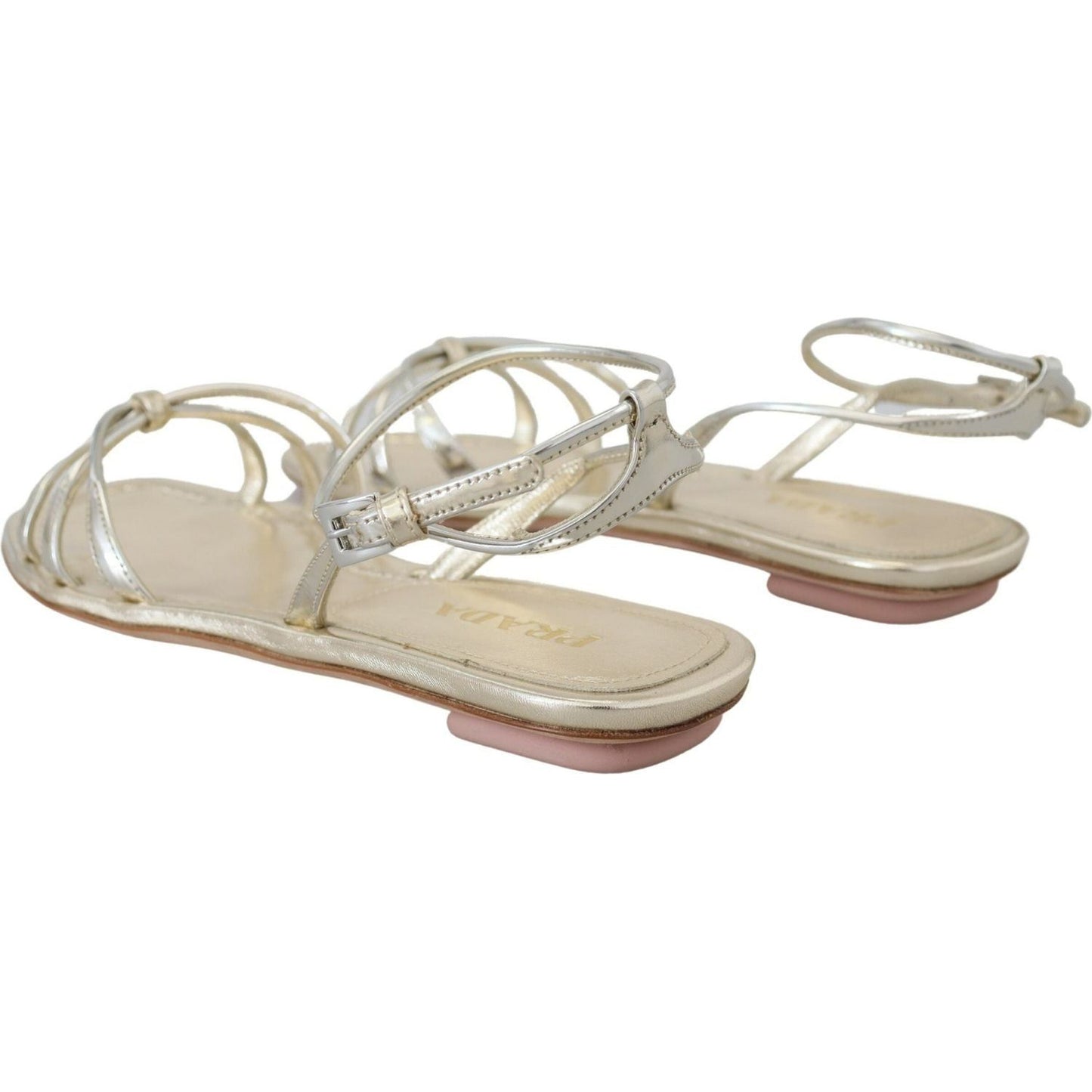 Prada Elegant Silver Ankle Strap Flats metallic-silver-leather-sandals-ankle-strap-flats-shoes IMG_8004-scaled-99ce91ff-304.jpg