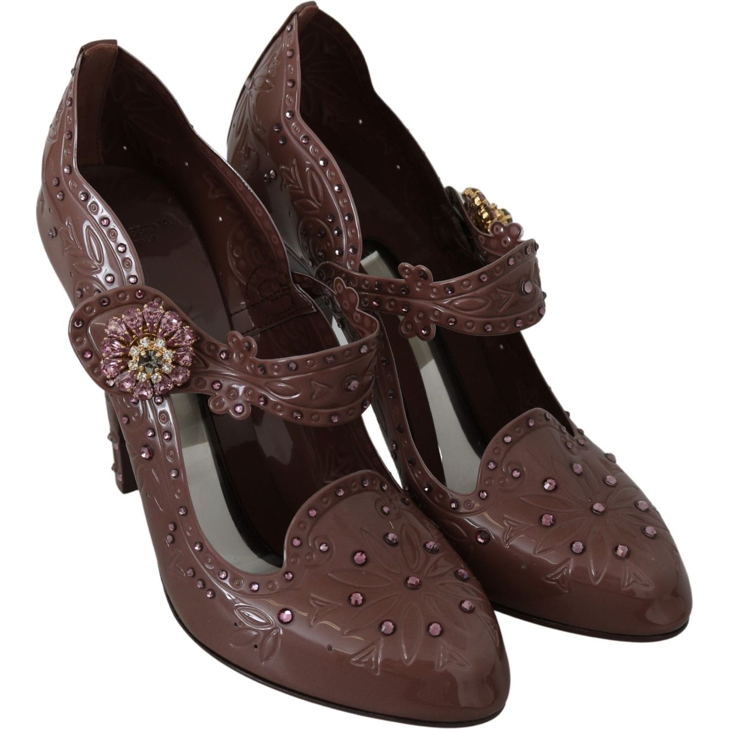Dolce & Gabbana Enchanting Crystal Cinderella Pumps brown-floral-crystal-cinderella-heels-shoes IMG_8013-fb976eb3-840.jpg