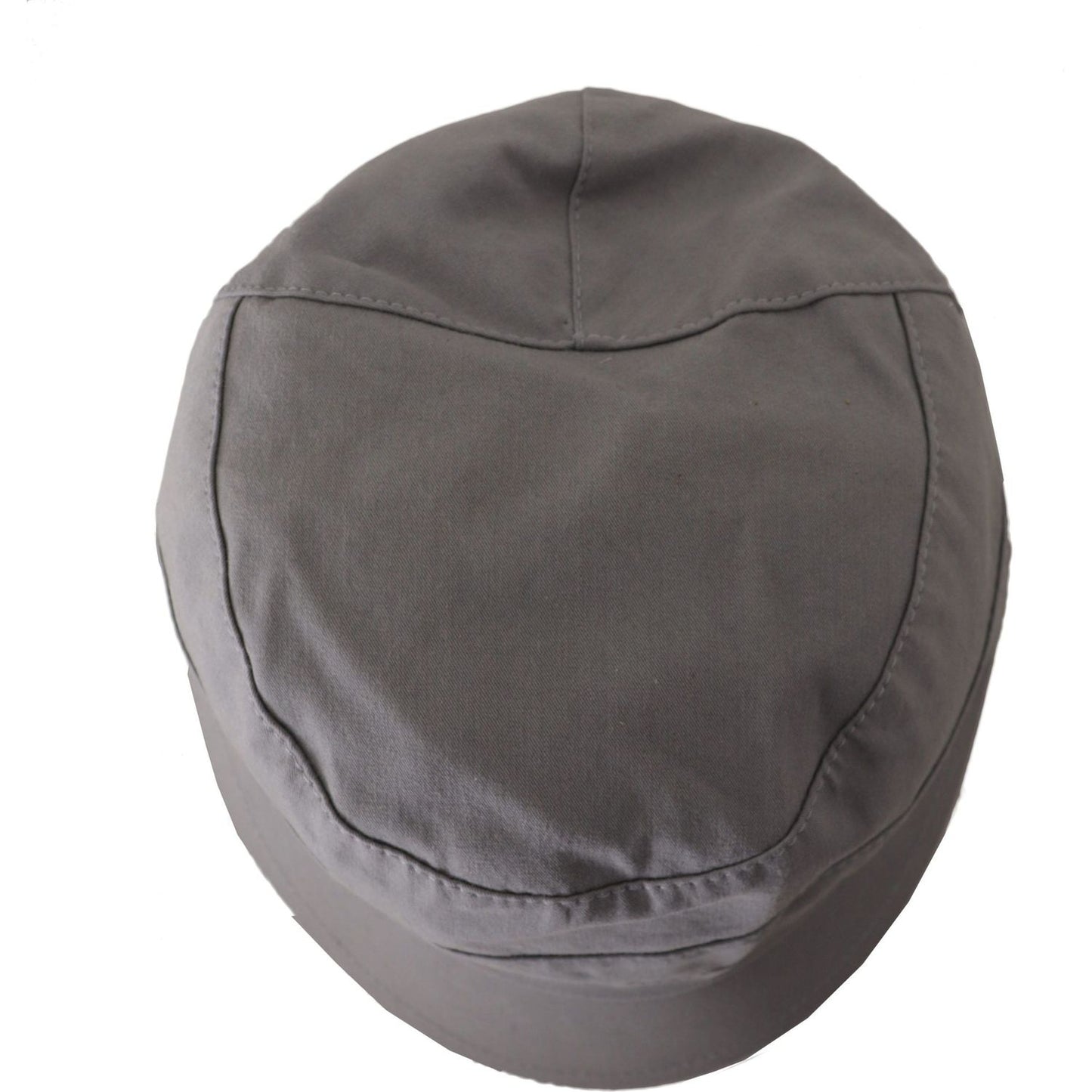 Dolce & Gabbana Elegant Gray Newsboy Cap - Classic Accessory gray-newsboy-cap-men-capello-cotton-hat IMG_8053-scaled-104953e4-68f.jpg