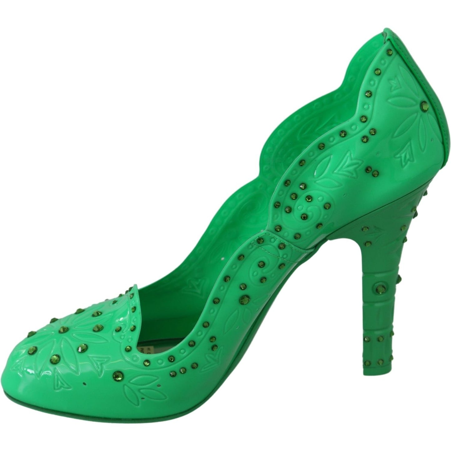 Dolce & Gabbana Enchanting Crystal Cinderella Pumps in Lush Green green-crystal-floral-cinderella-heels-shoes IMG_8132-6c2f76b9-cc3.jpg