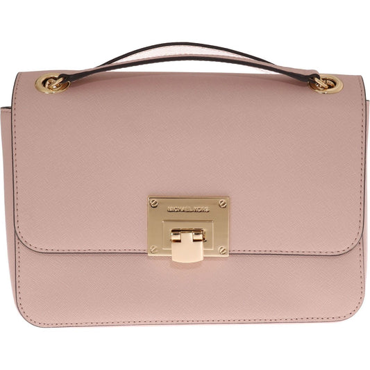 Michael Kors Elegant Pink Tina Shoulder Bag pink-tina-leather-shoulder-bag-1
