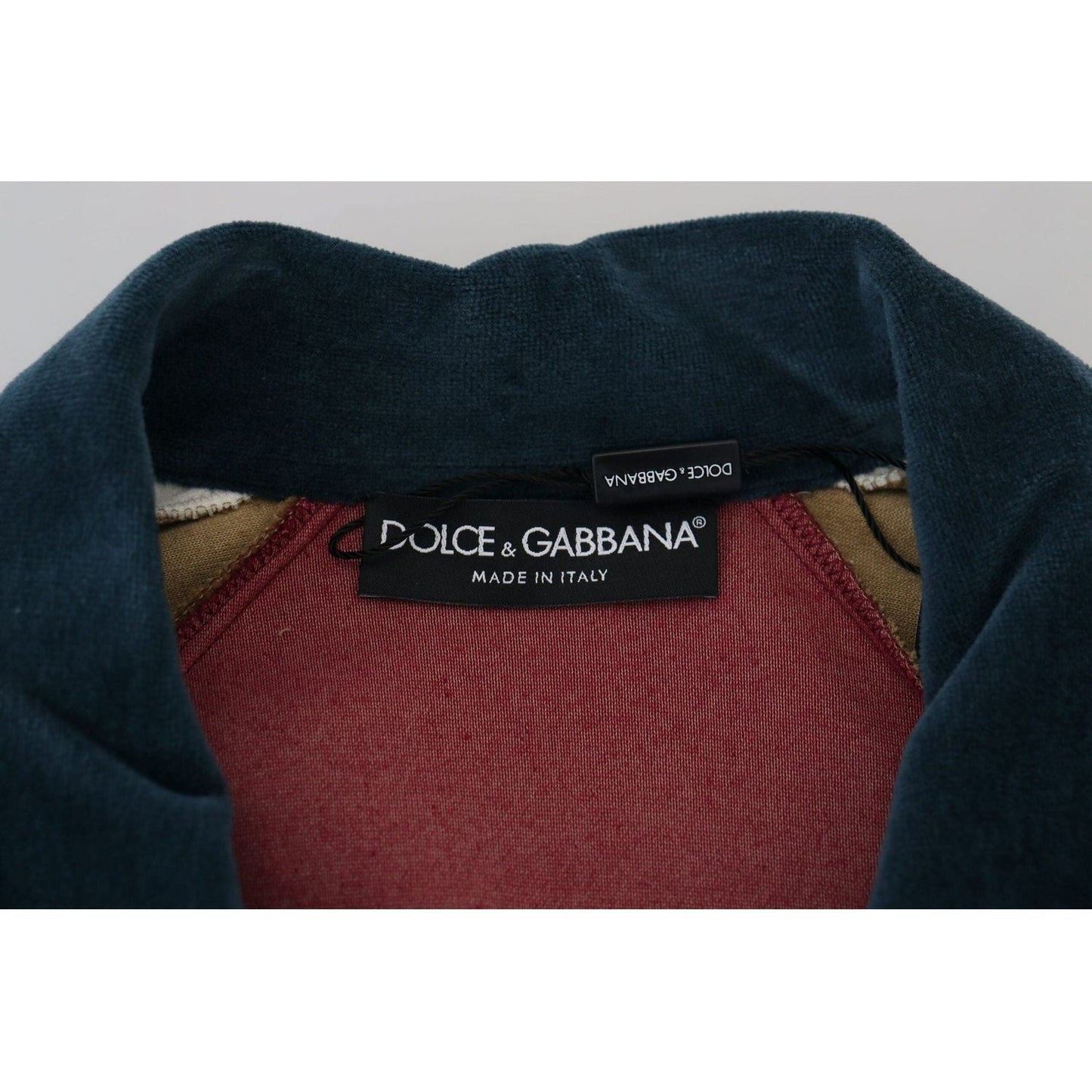 Dolce & Gabbana Exquisite Multicolor Pullover Sweater multicolor-cotton-collared-pullover-sweater