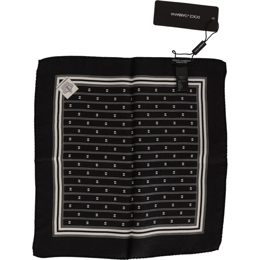 Dolce & GabbanaElegant Silk Pocket Square HandkerchiefMcRichard Designer Brands£129.00