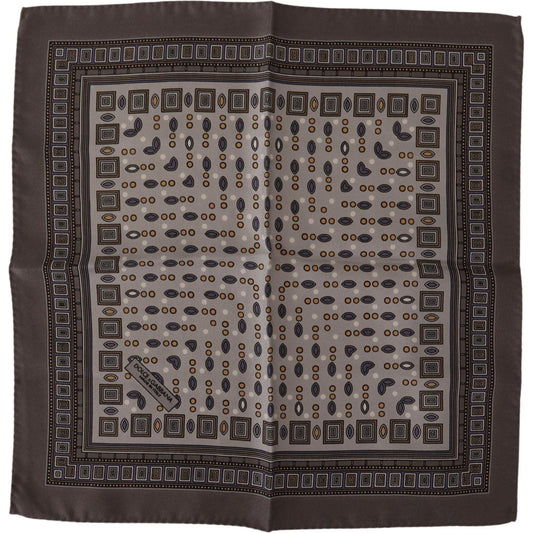 Dolce & Gabbana Brown Silk Pocket Square Handkerchief Scarf brown-silk-pocket-square-handkerchief-scarf IMG_8263-554fe835-d5d_934ffae3-4440-49e4-816f-67f3acb4c66e.jpg