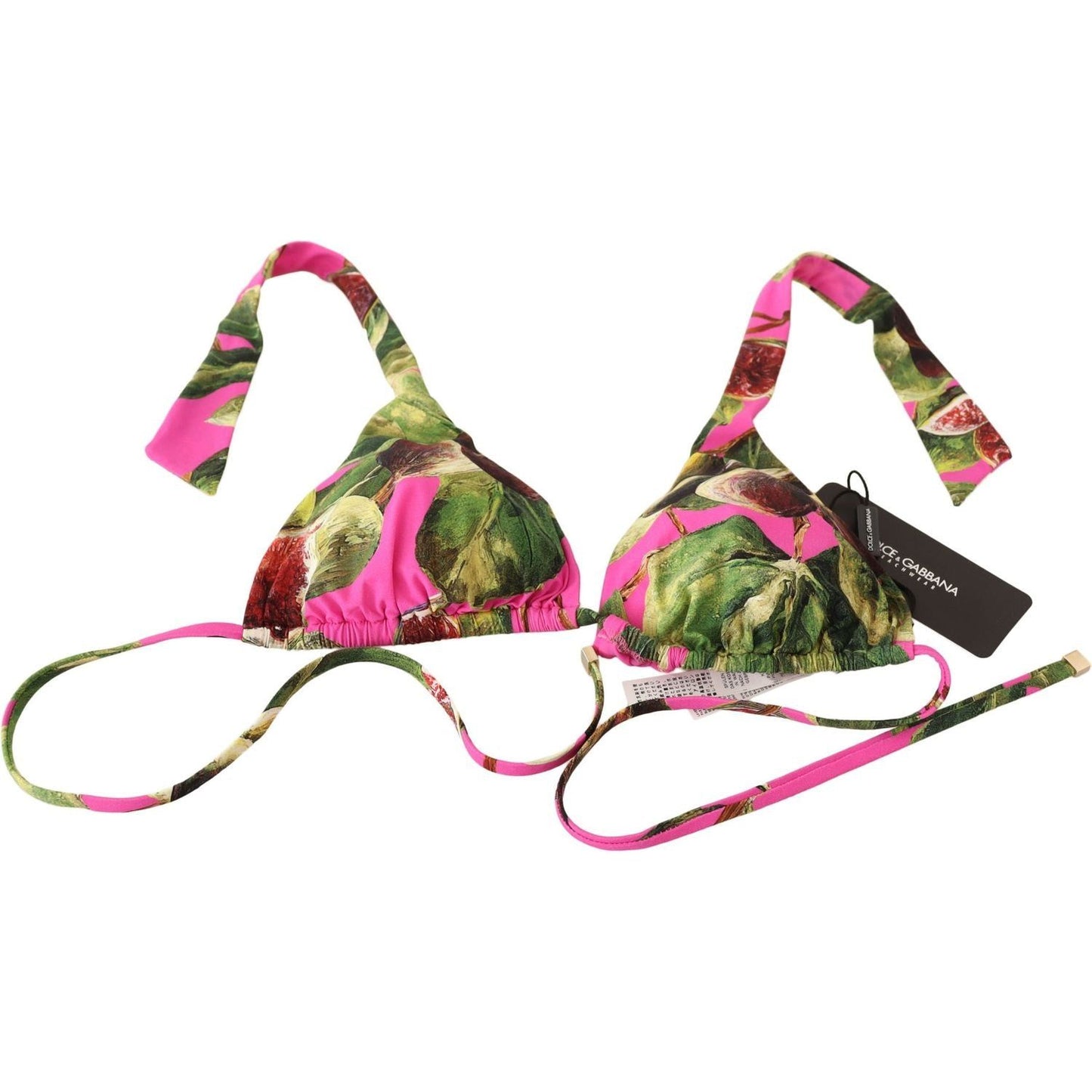 Dolce & Gabbana Chic Floral Bikini Top pink-printed-nylon-swimsuit-bikini-top-swimwear IMG_8267-scaled-29c39295-374.jpg