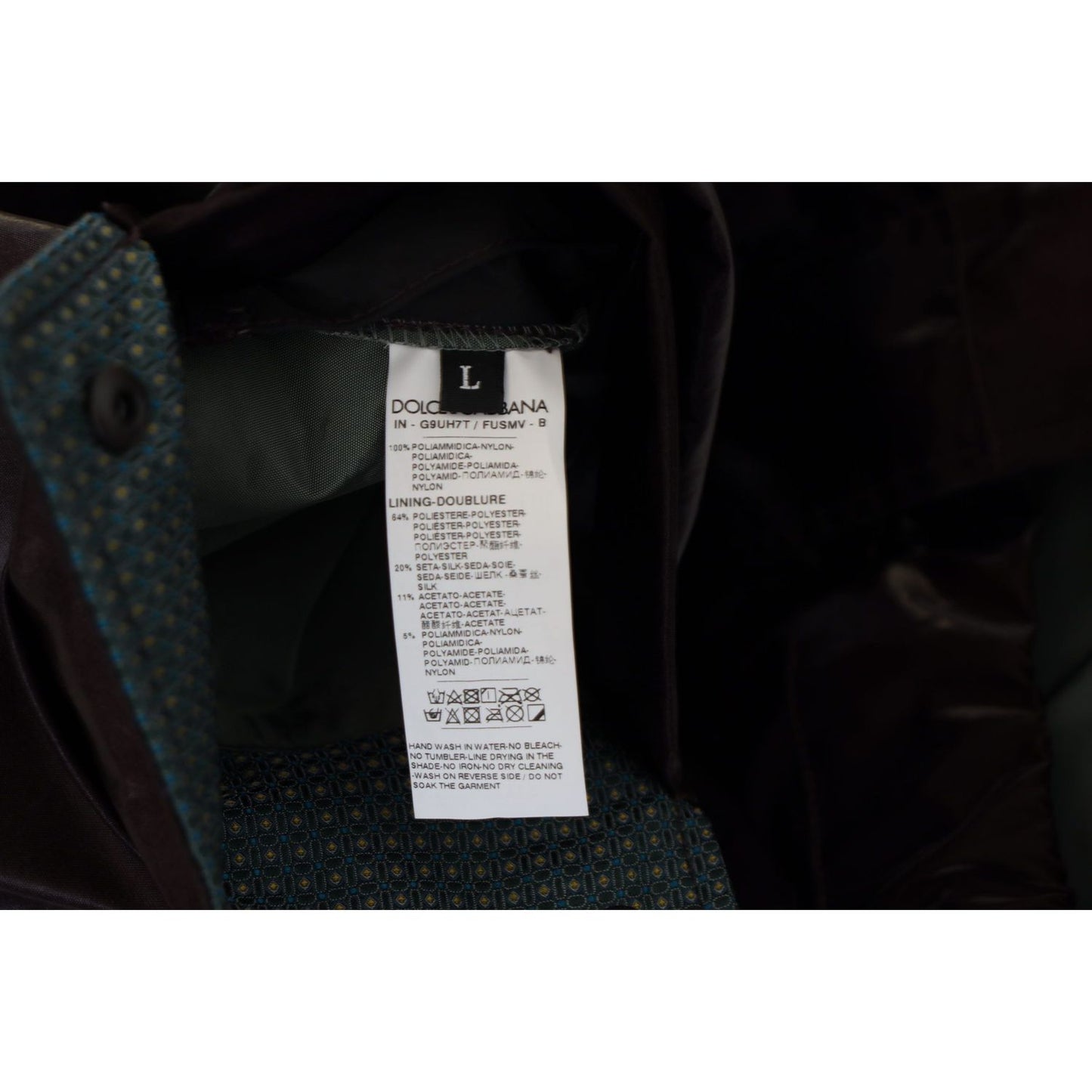 Dolce & Gabbana Elegant Bordeaux Collared Jacket bordeaux-nylon-collared-men-coat-jacket IMG_8286-scaled-f1fa15b1-8f2.jpg