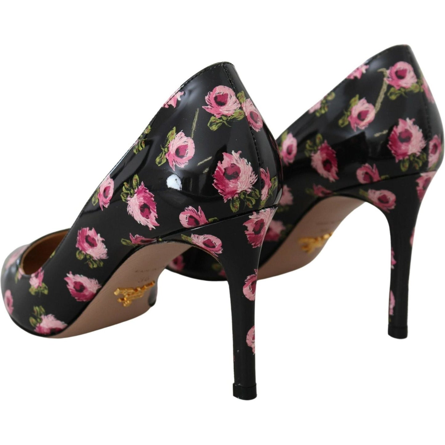 Prada Elegant Floral Print Leather Pumps black-leather-floral-heels-stilettos-pumps IMG_8307-1-scaled-d72efa5b-ffd.jpg