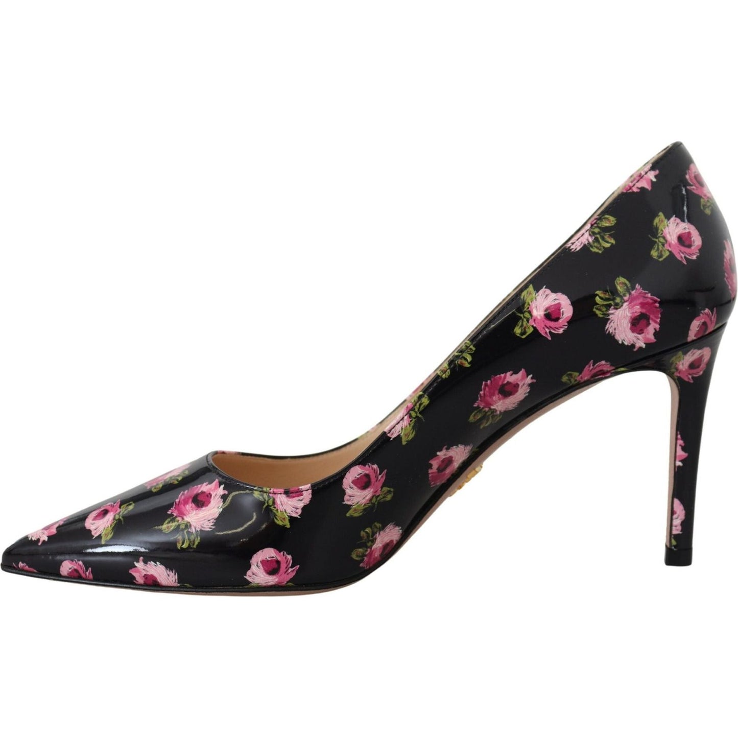 Prada Elegant Floral Print Leather Pumps black-leather-floral-heels-stilettos-pumps IMG_8308-1-scaled-120b3333-5fd.jpg
