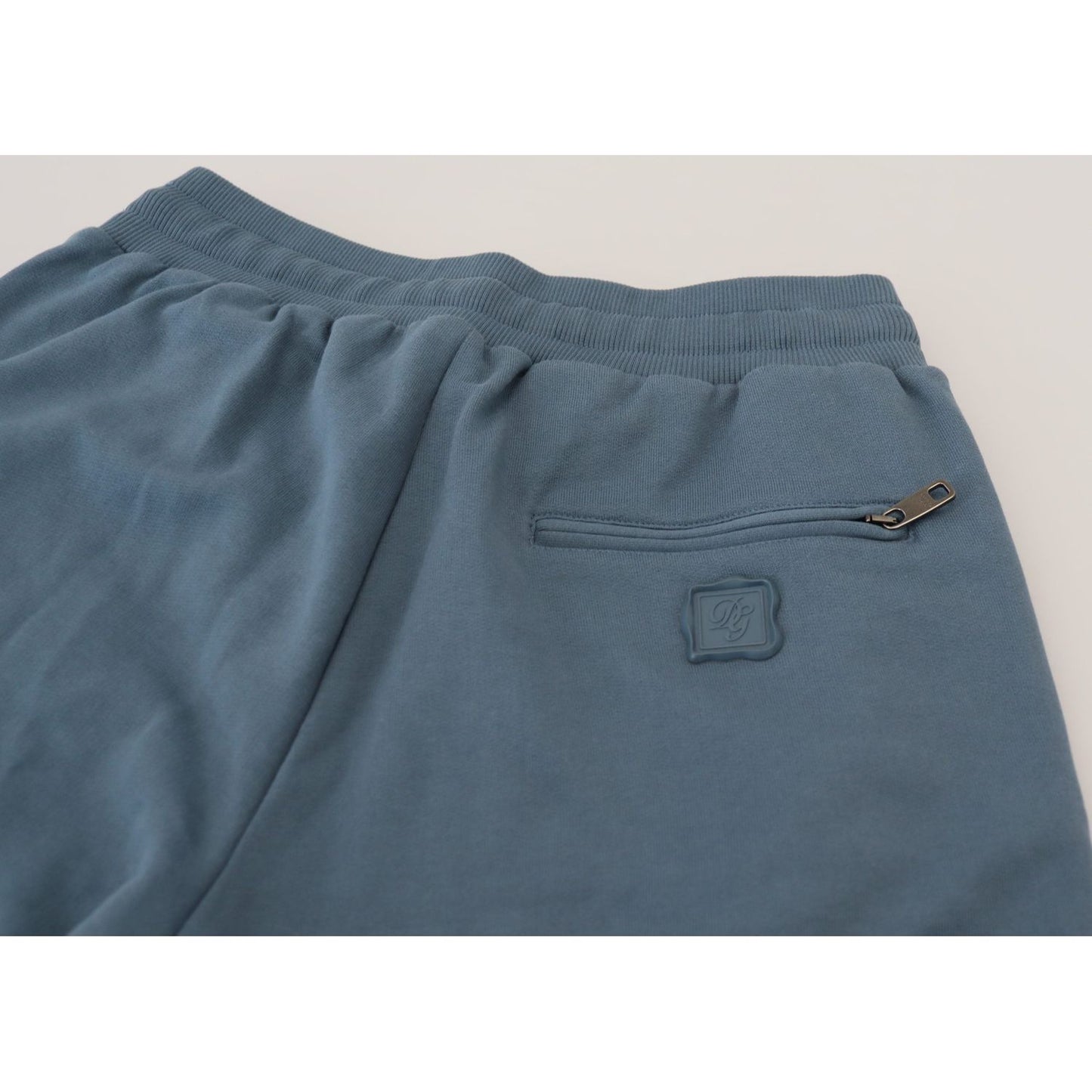 Dolce & Gabbana Elegant Blue Bermuda Shorts - Regular Fit Shorts blue-cotton-bermuda-casual-mens-shorts