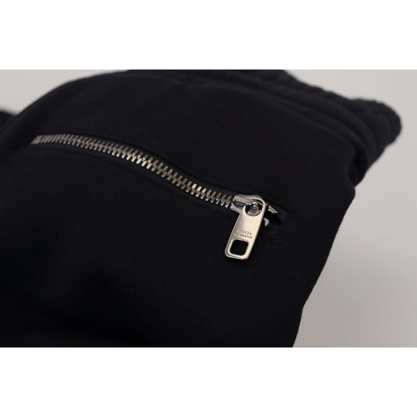 Dolce & Gabbana Elevate Your Summer: Classic Black Bermuda Shorts Shorts black-cotton-bermuda-cargo-shorts