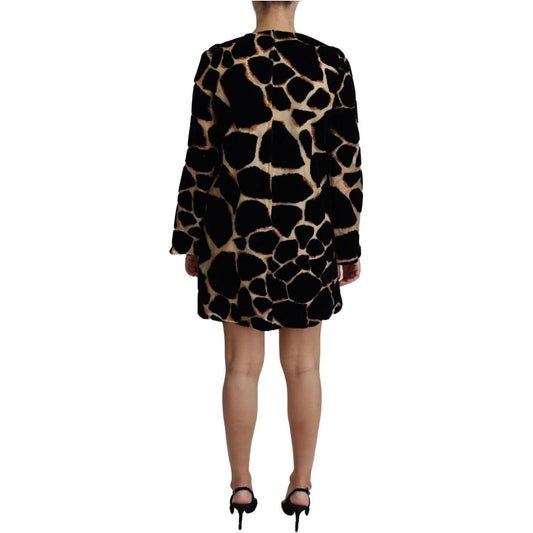 Dolce & GabbanaChic Giraffe Print Shift Mini DressMcRichard Designer Brands£1419.00