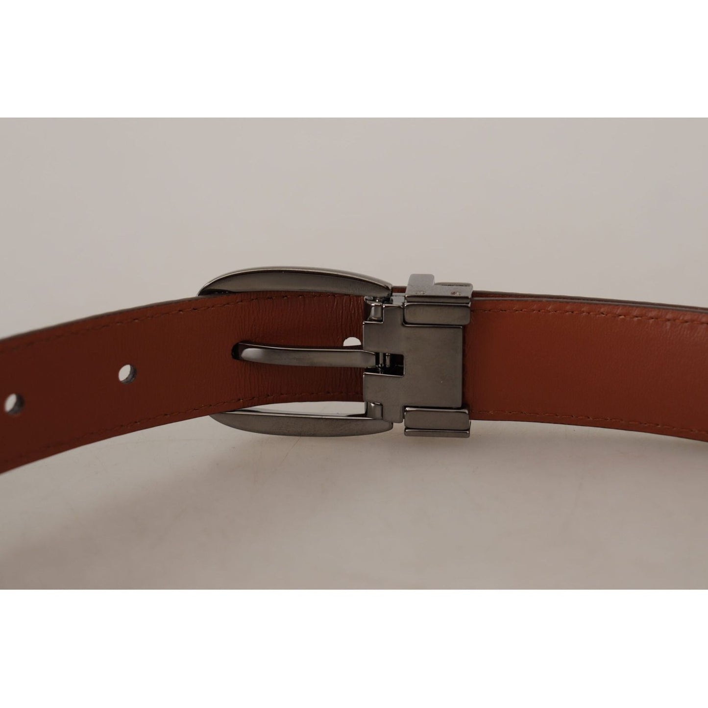 Dolce & Gabbana Elegant Engraved Leather Belt - Timeless Style brown-leopard-embossed-leather-buckle-belt IMG_8810-scaled-abf8ee91-809.jpg