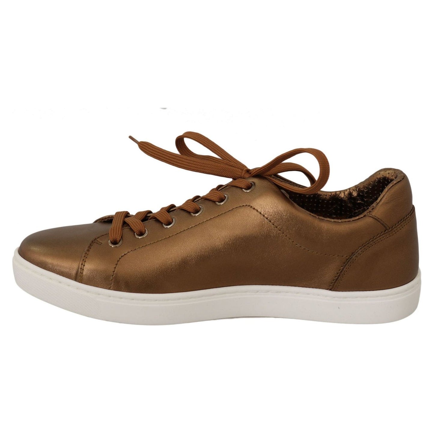 Dolce & Gabbana Golden Metallic Leather Sneakers gold-leather-mens-casual-sneakers IMG_8823-scaled.jpg