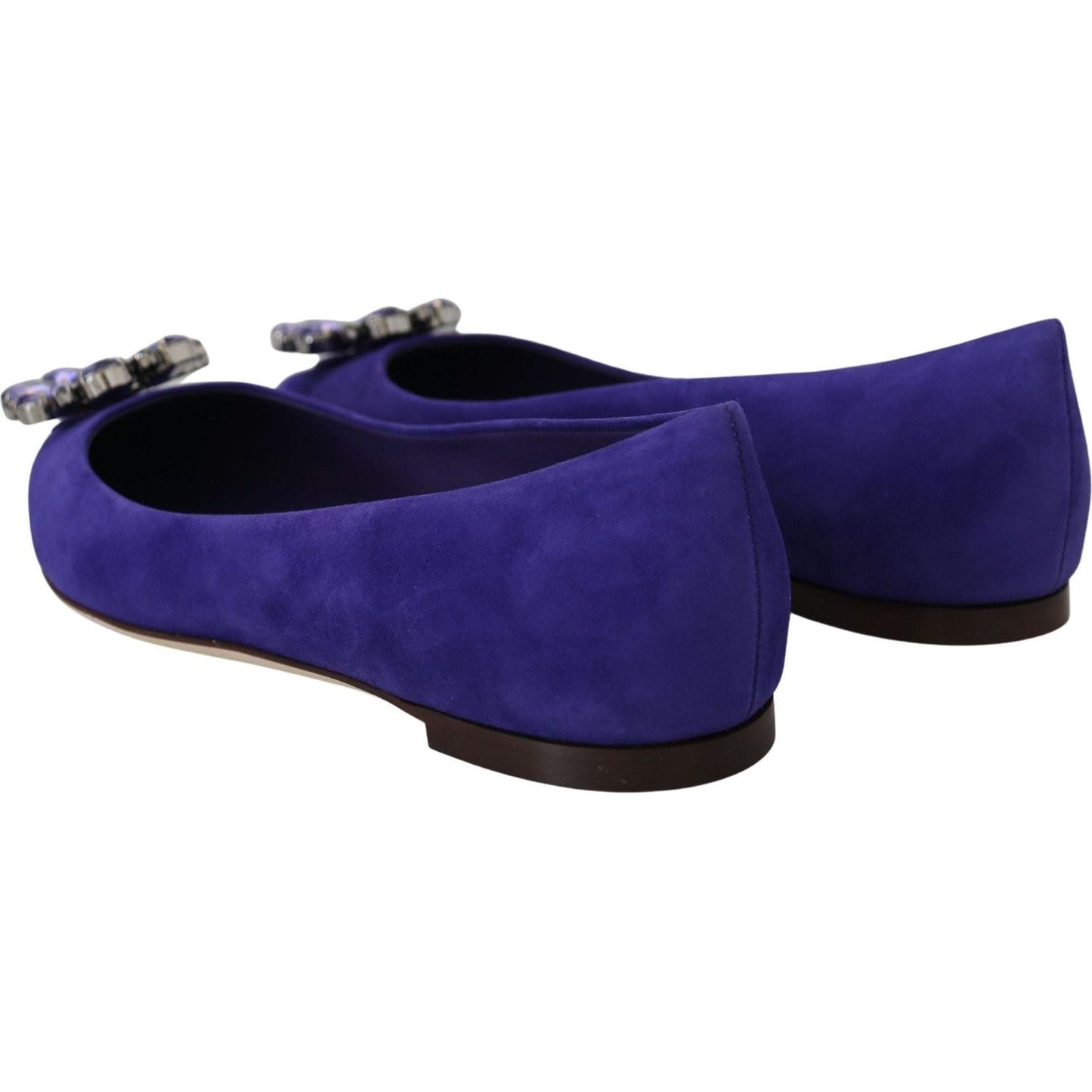 Dolce & Gabbana Embellished Crystal Purple Suede Flats purple-suede-crystals-loafers-flats-shoes IMG_8916-scaled-65e6d811-1ad.jpg