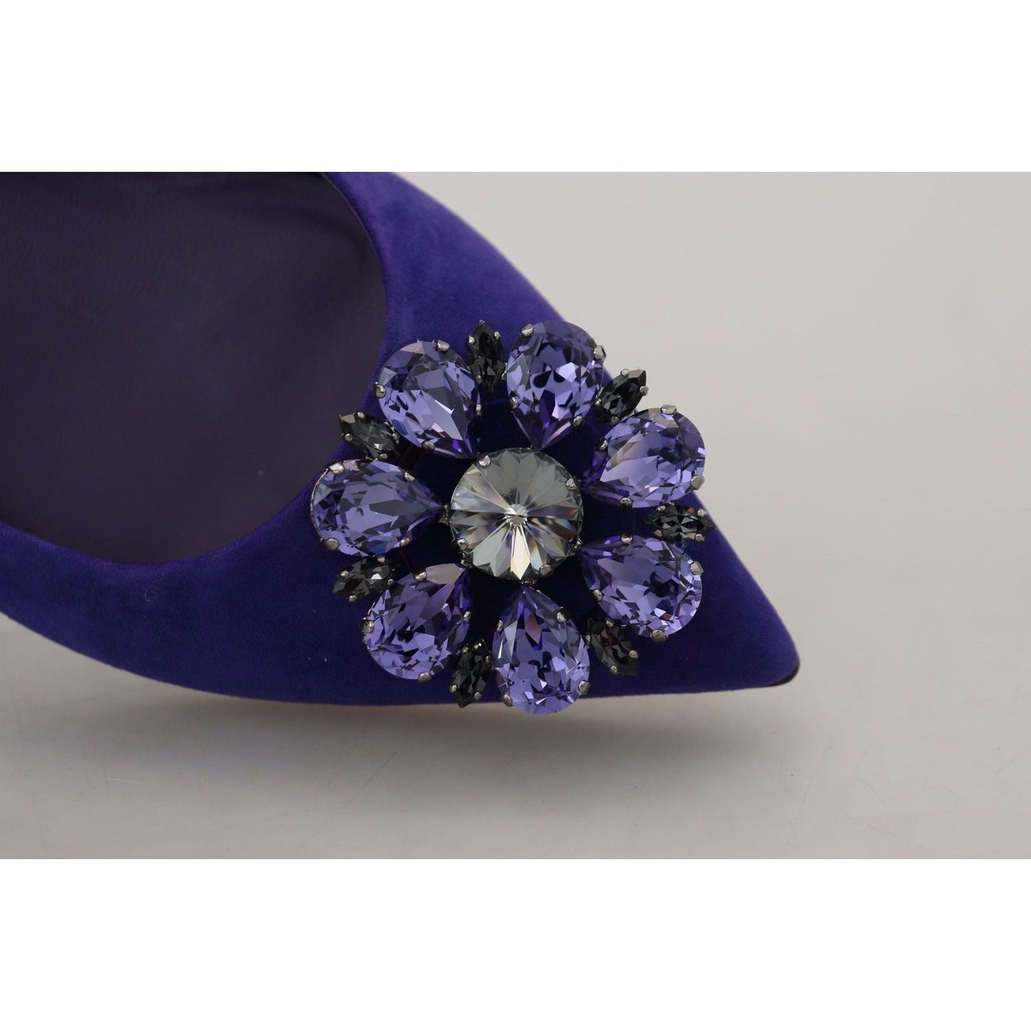 Dolce & Gabbana Embellished Crystal Purple Suede Flats purple-suede-crystals-loafers-flats-shoes IMG_8920-scaled-235446fc-e10.jpg