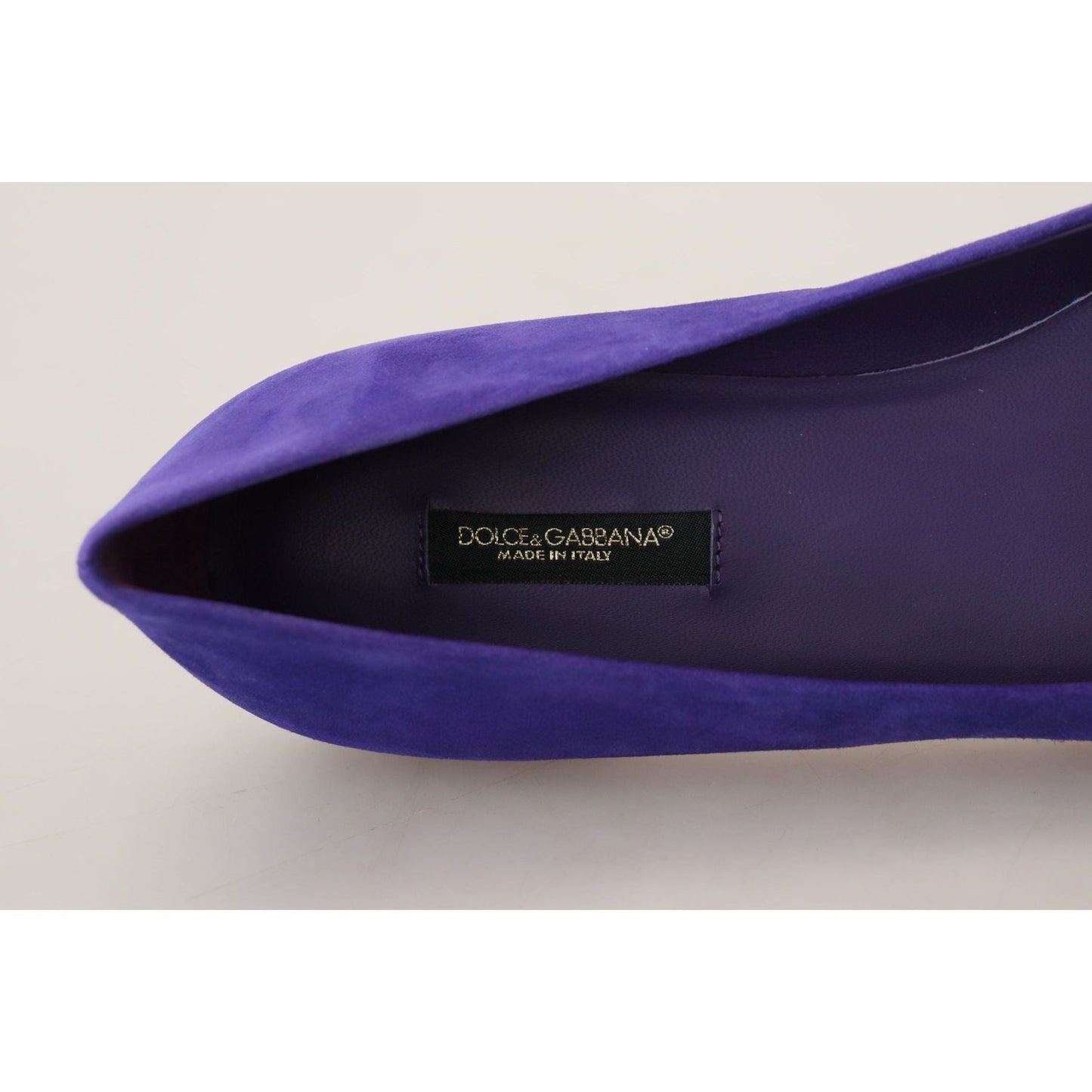 Dolce & Gabbana Embellished Crystal Purple Suede Flats purple-suede-crystals-loafers-flats-shoes IMG_8922-scaled-2435b928-1b8.jpg
