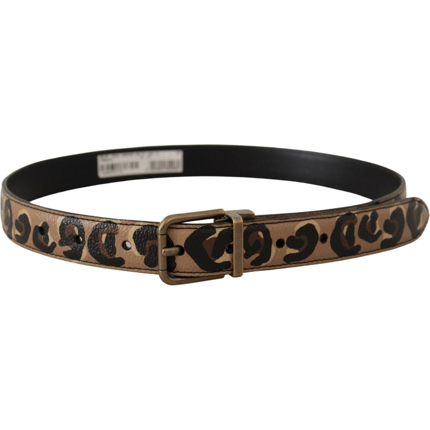 Dolce & Gabbana Chic Engraved Logo Leather Belt brown-leather-leopard-print-bronze-metal-buckle-belt IMG_8969-scaled-6b85c473-f9a.jpg