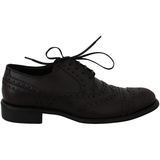 Dolce & Gabbana Elegant Bordeaux Wingtip Derby Dress Shoes Dress Shoes black-leather-wingtip-oxford-dress-shoes-1 IMG_8972-scaled_fe7a4bcc-dc69-4abb-b300-55d74375eeff.jpg
