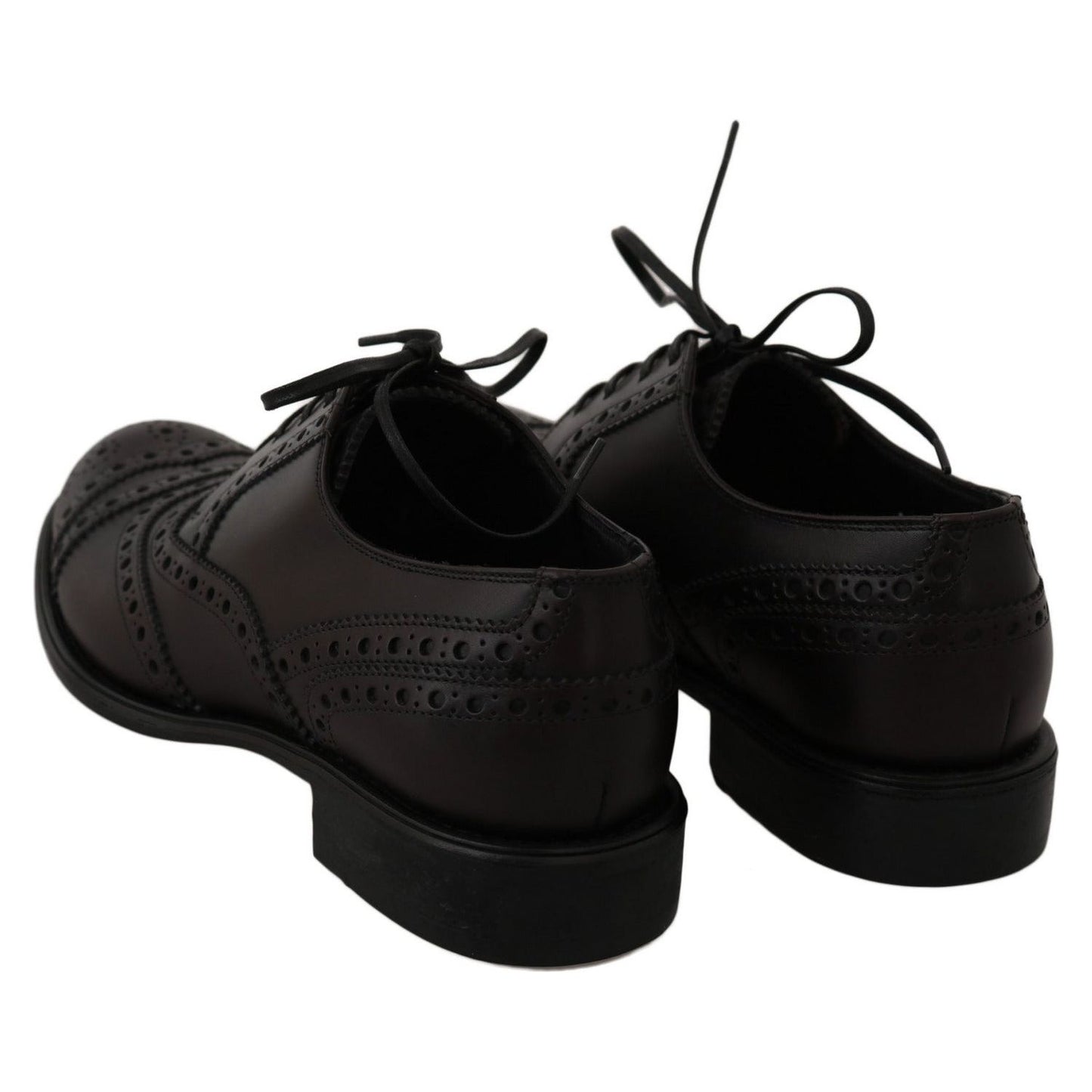 Dolce & Gabbana Elegant Bordeaux Wingtip Derby Dress Shoes Dress Shoes black-leather-wingtip-oxford-dress-shoes-1 IMG_8978-scaled.jpg